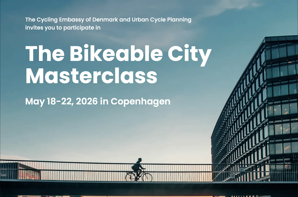 Bikeable City Masterclass Breief Ec Credit Bicycle Embassy Of Denmark