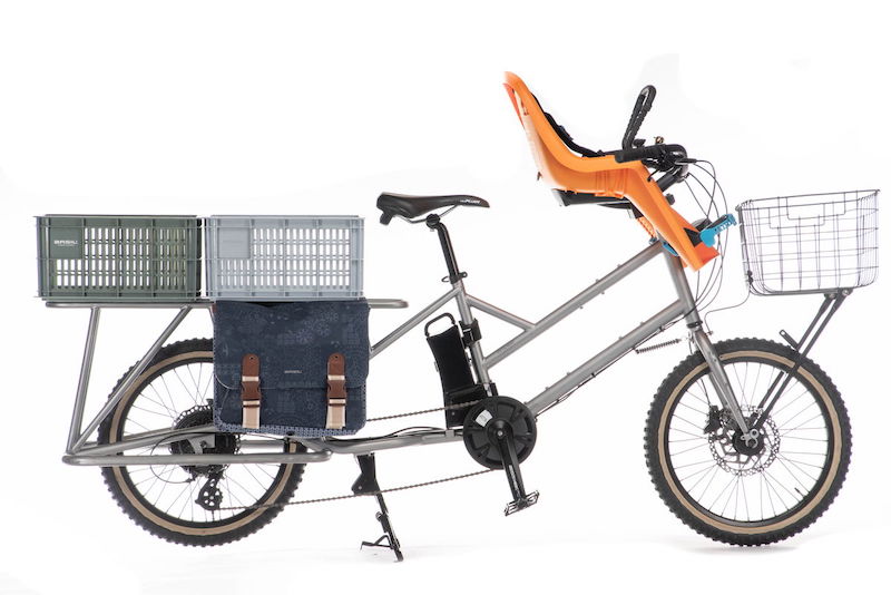 日本最大級 積載量80kg マルチに使えるeカーゴバイク Glacier E Cargo 発表 サイクルジャパン